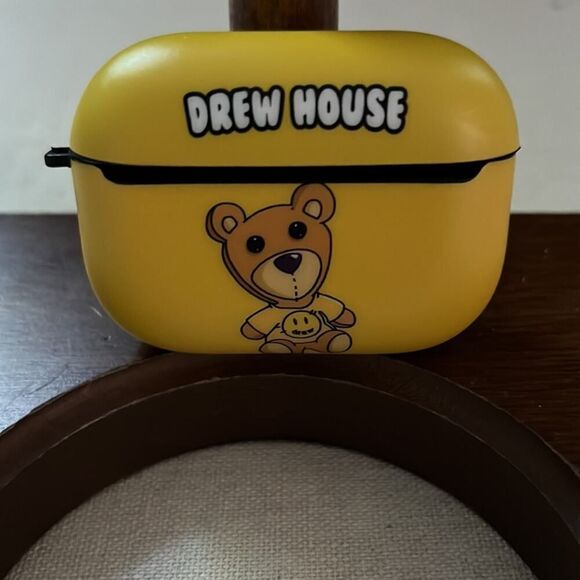 Yellow Theodore Bear drewhouse Airpod Pro Case NWOT - Picture 1 of 6